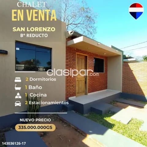 Chalet-Venta-PY Central San Lorenzo Reducto Córdoba y Santa Clara San Lorenzo B° Reducto — foto 2