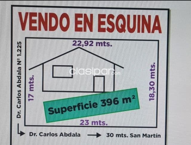 🛑 SOLO DECILE NO: a la Esquina + rentable zona Shopping Sol 🌅 : VENDO TERRENO 📐393m2‼️