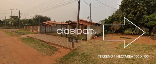 terreno de 1 hectarea en el Barrio Caaguazu de Ñemby