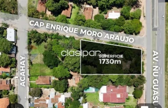Terreno en esquína s/autopista ñu guazu 1.730 m2 zona privilegiada c/30mtrs frente — foto 4