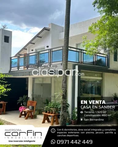 Casa San Bernardino, 1.920 m² de terreno – 460 m² construidos, foto 2