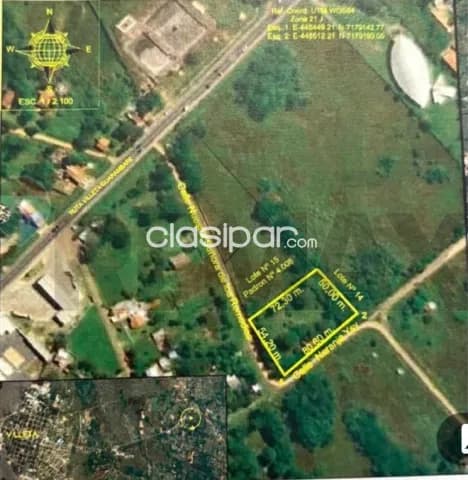 Terreno 4000 m2 en villeta bo.naranjay ysy a 200 mtrs de ruta guarambare villeta, foto 3