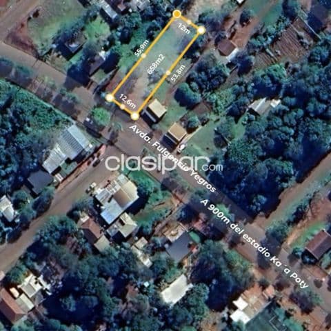 Lote de 658 m2 en obligado, sobre avenida