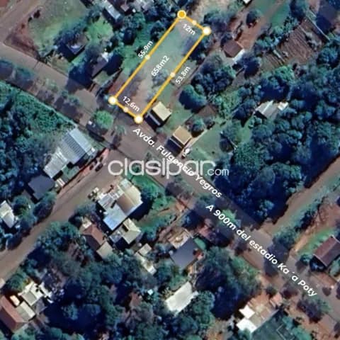 Lote de 658 m2 en obligado, sobre avenida — foto 2