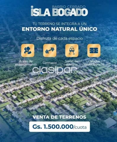 De terrenos en el barrio cerrado isla bogado Luque, foto 5