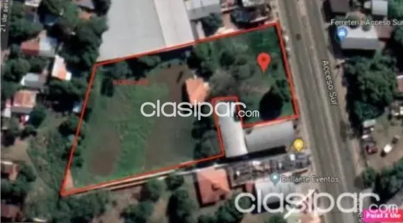 Ñemby, acceso sur: S/ ruta: 7.347 m2 altamente comercial, p/ grandes emprendimientos mixto — foto 2