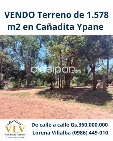 Terreno de 1.578 m2 en Cañadita YPANE, foto 2