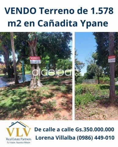 Terreno de 1.578 m2 en Cañadita YPANE, foto 4