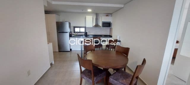 Departamento amoblado en el ed. Paraná playa costanera: 2 habitaciones y 1 baño
