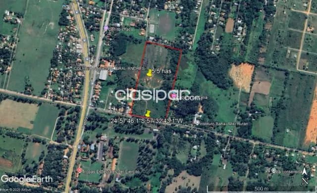 Benjamin aceval - cerrito - 55,000 m2 - se puede para lotear, foto 2