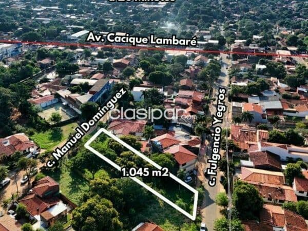 1045 m2 en Lambaré salida de calle a calle 13526
