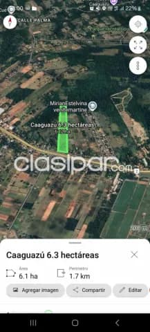 En venta! - 6.3 hectáreas en Caaguazu - Sobre ruta internacional PY02 — foto 3