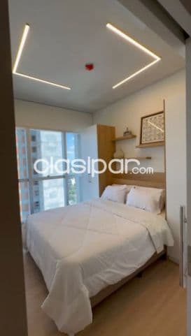 O vendo departamento amoblado en edificio petra tower cod 6234