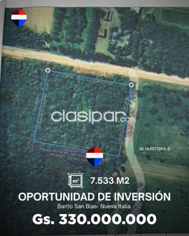 Terreno - Venta - Nueva Italia, Paraguay, foto 4