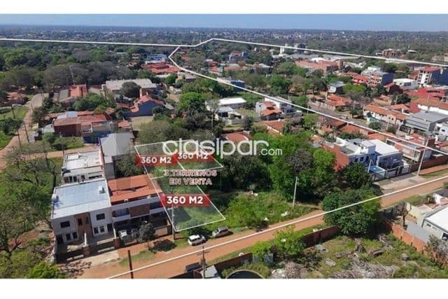 2 terrenos juntos o separados a mtrs shopp.Pinedo a 300 mtrs de avda.mcal.lopez-s.lo