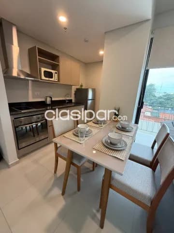 Departamento amoblado 1 dormitorio en home ykua sati, foto 5