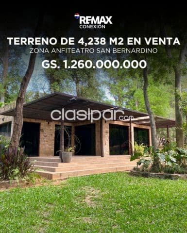 Terreno de 4,238 m2 Zona Anfiteatro San Bernardino