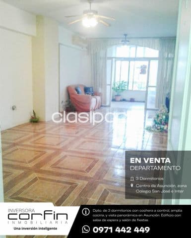 Inspirador departamento 3 dormitorios inmediaciones del colegio San José y cerca del inter