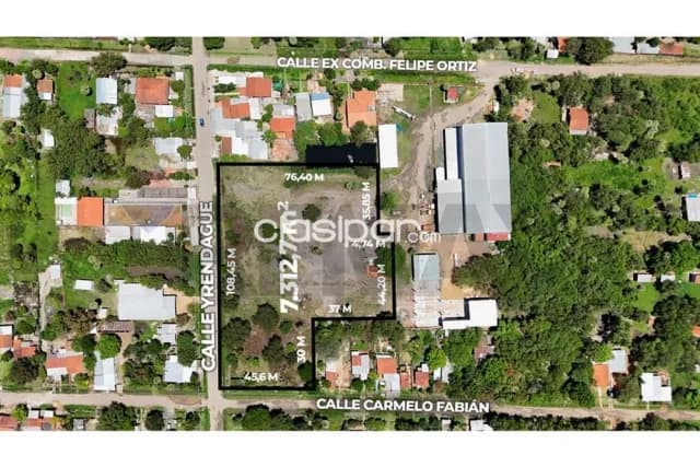 Terreno 7.312 m2 en remansito villa hayes c/salida 2 calles a 100 mtrs r.transchaco — foto 5