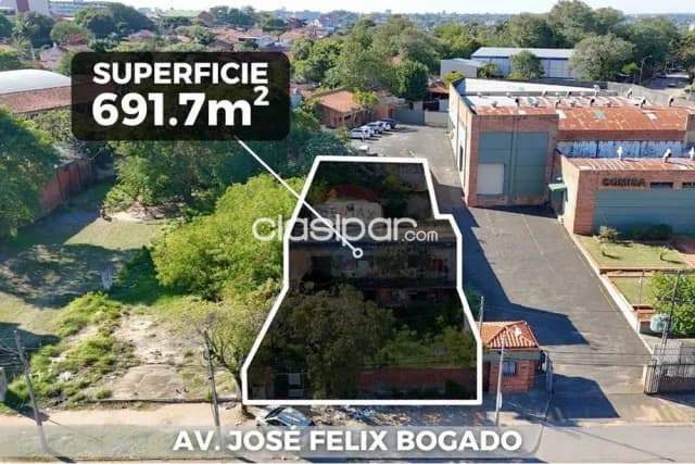 Terreno 691 m2 bo.pettirossi s/avda.felix bogado a cuadras de nueva olla z.comercial, foto 2
