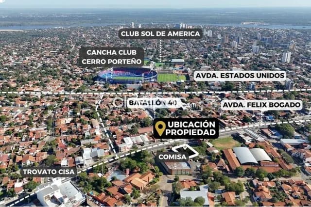 Terreno 691 m2 bo.pettirossi s/avda.felix bogado a cuadras de nueva olla z.comercial, foto 4