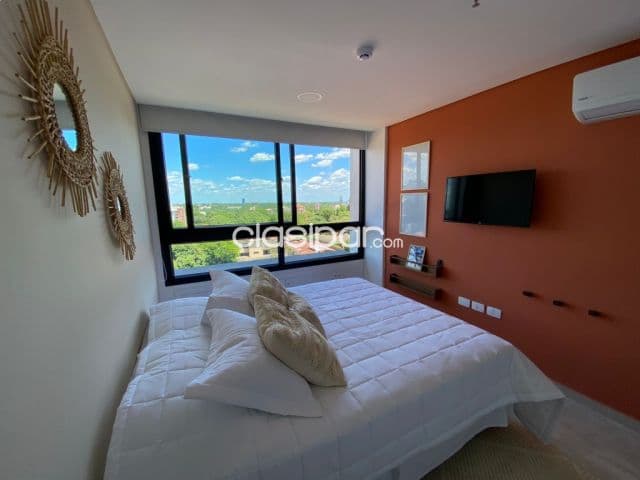 Se alquila departamento amoblado zona Tte Garay y Lilio