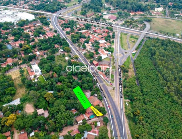 Terreno en Asunción – zona semidei