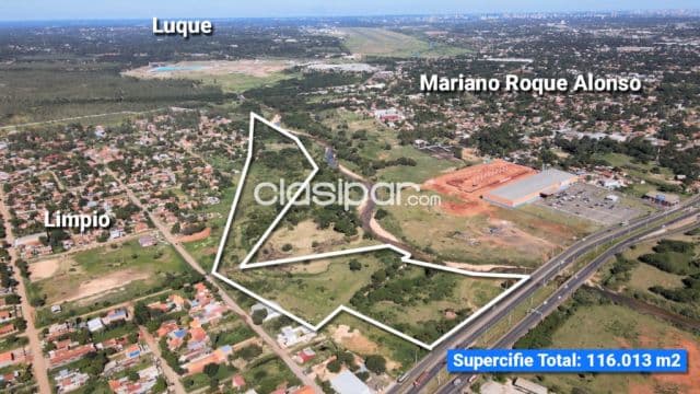 terreno de 11 hectáreas en general Aquino limpio