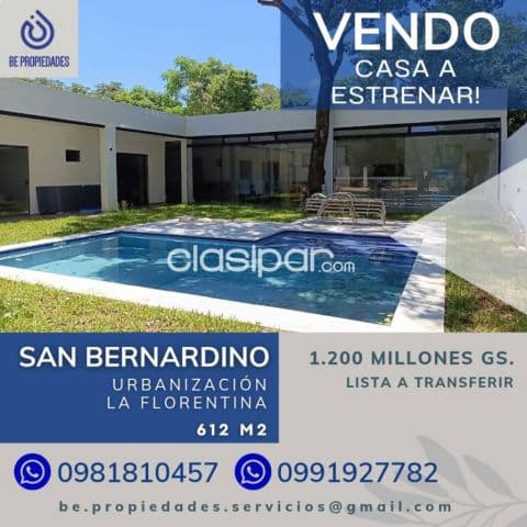 📍vendo casa a estrenar en San Bernardino - urbanización la florentina !!!