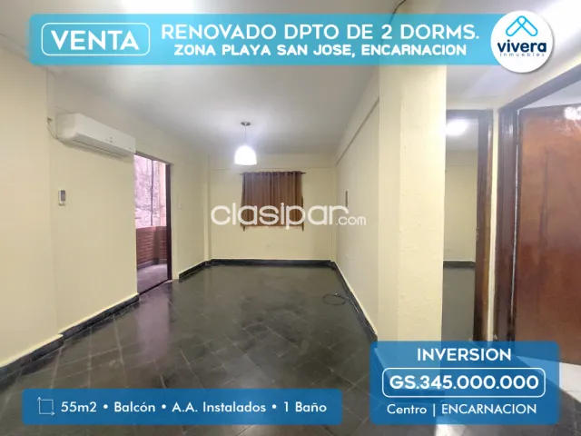 DEPTO EN VENTA en ENCARNACION - A metros de Playa San Jose, foto 2