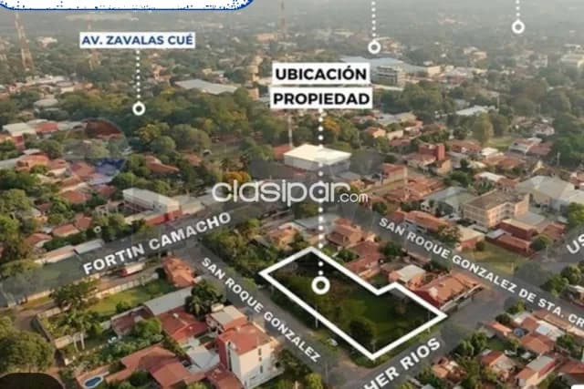 Terreno en esquina 2.568 m2 fdo.zona sur s/usher rios a 900 mtrs de acceso sur — foto 2