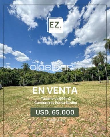 Terreno a la venta en el condominio Punta San Bernardino