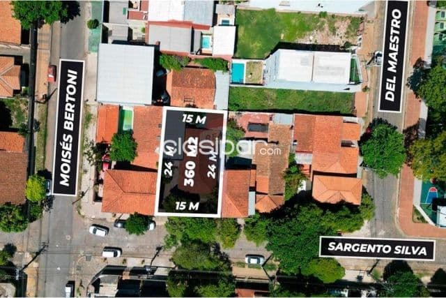 Terreno en barrio Herrera asuncion a tres cuadras de mcal lópez