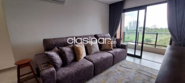 departamento amoblado en el edificio Paraná Playa Costanera: 2 habitaciones y 1 baño