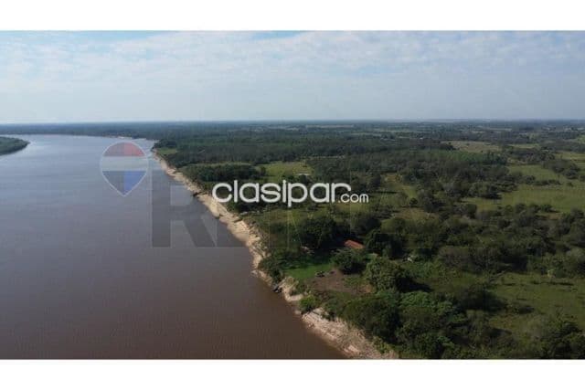 250 hectareas c/amplio frente s/el rio paraguay bordea frantera c/argentina en pilar