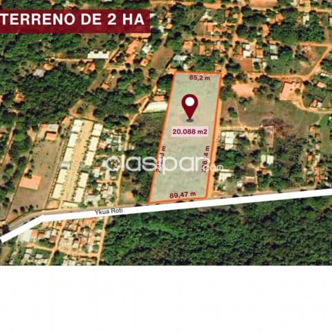 En Venta terreno de 2 hectáreas en Luque Loma Merlo