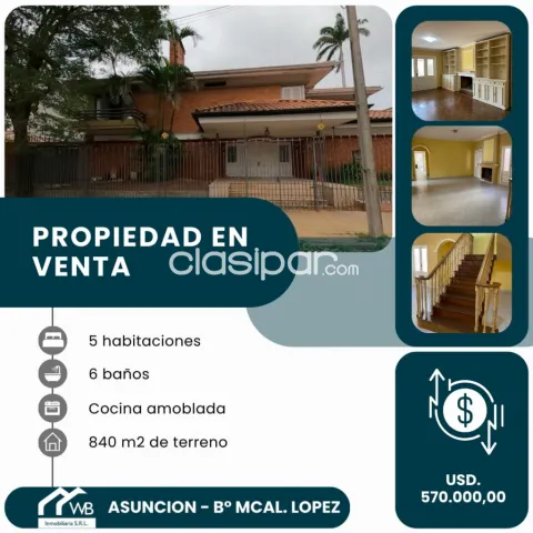 Residencia de categoría en venta – barrio mcal. López 📍 pitiantuta c/ mariscal lópez — foto 2