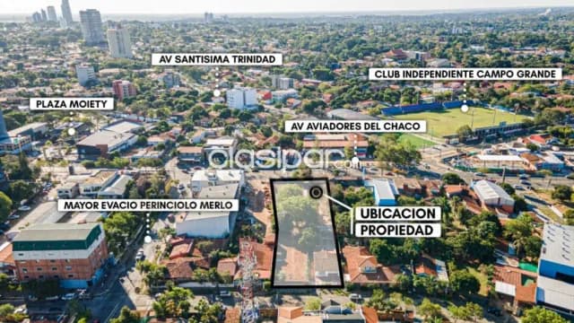 Importante terreno de calle a calle sobre avda aviadores del chaco Asunción — foto 2