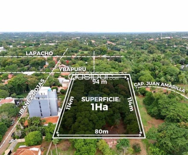 Terreno de 1 hectarea en Luque zona cit