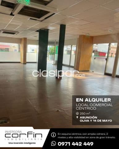 Local comercial céntrico en Asunción, 250 m² de construcción