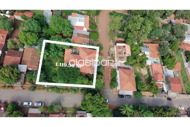 Terreno en esquina con casa a 100 metros de ruta 1