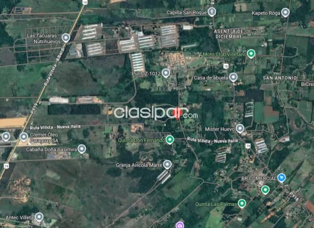 Terreno de 3105 m2 a pocos metros de la Ruta Villeta Nueva Italia para quinta o gran, foto 2