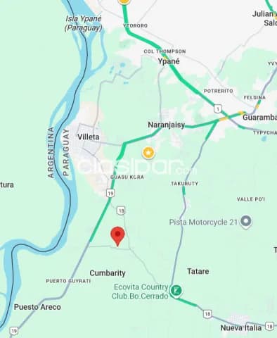 Terreno de 3105 m2 a pocos metros de la Ruta Villeta Nueva Italia para quinta o gran, foto 4
