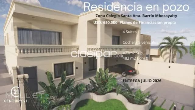 Mburucuyá: Elegante residencia en terminación, 482m2, 3 suites, quincho, gran jardín, pisc — foto 2