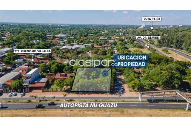 Gran Terreno en Esquina sobre Av. Ñu Guazú – 1.800 m², foto 2
