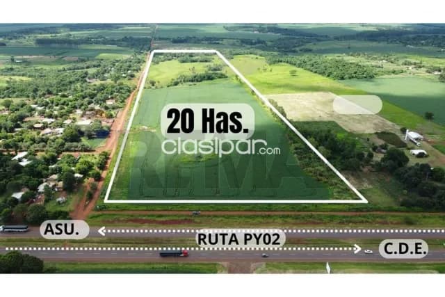 20 hectareas en el km 32 que une cdad.del este c/ asuncion-minga guazu ideal p/todo, foto 3