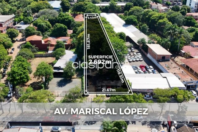 Terreno de 2.692 m² sobre mcal. López, foto 1