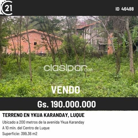 Terreno en ykua karanday, Luque