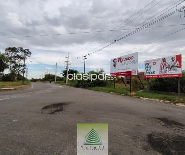 Villeta terreno en esquina sobre asfalto 25000 m2 en la entrada desde acceso sur - ytororo — foto 3