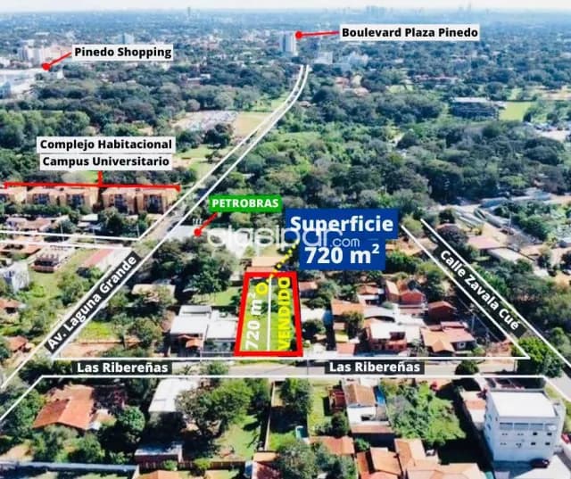 En venta amplio terreno (lote de 720 m²) - 📍San Lorenzo(zona laguna grande), foto 3